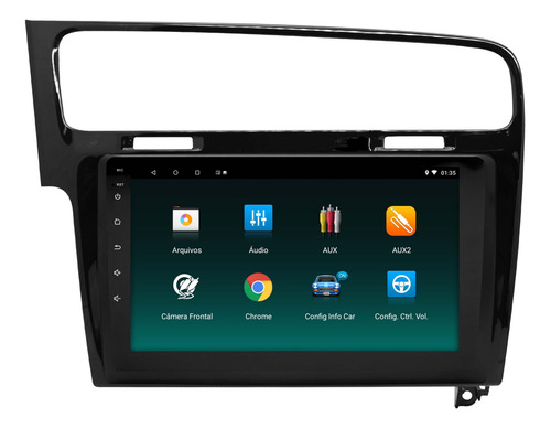 Multimidia Vw Golf Mk7 14/19 Android 14 2gb 32gb 9p Carplay