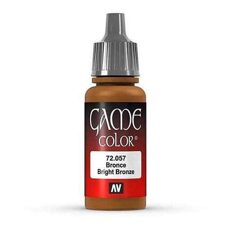 Vallejo Game Color Bright Bronce Paint, 17 Ml