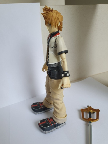 Kingdom Hearts Ii Roxas Play Arts Figure Original Completo (Usado)