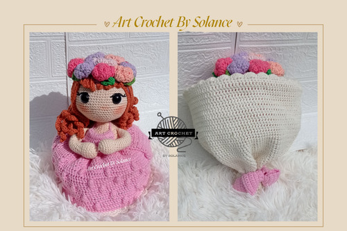 Muñeca Reversible Tejida A Crochet