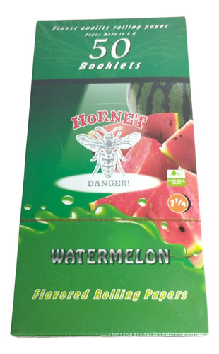 Papelillo Hornet Sabores 1 1/4 Caja De 50 Libritos Nf