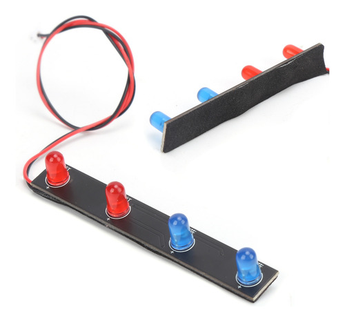 Luz De Techo Para Coche Rc Escala 1/12 Cabeza De Barra Led R