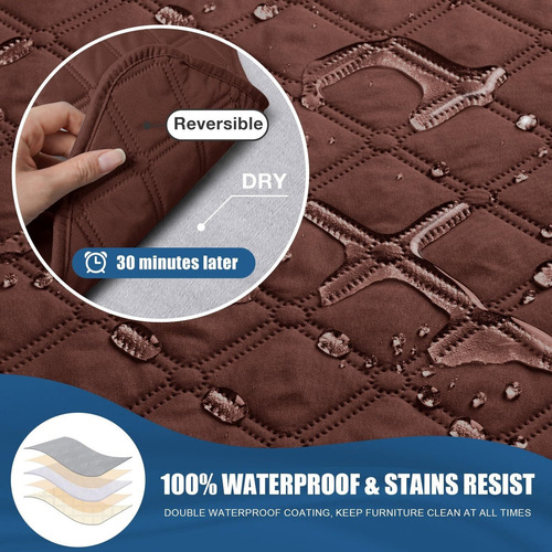 Para Adecuado For Sofá Reclinable 2 Plazas Con Pies Con