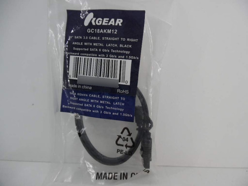 Okgear 18 Inch Sata 3.0 Cable Recto Angulo Derecho Color