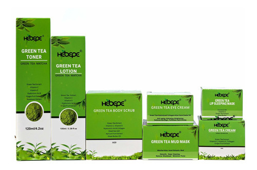Hebepe Mscara Facial De Arcilla De Desintoxicacin Matcha De