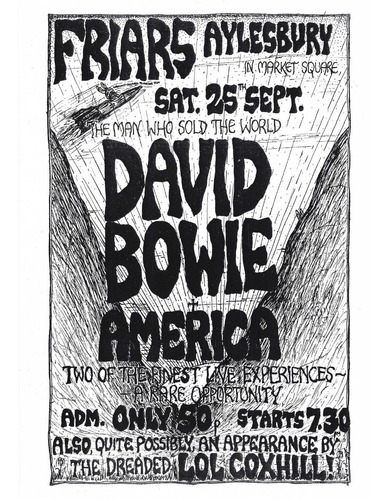 Poster Vintage David Bowie Cartaz 30x42cm Plastificado