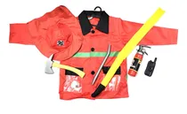 Comprar Disfraz Bombero Con Accesorios Talle Único Halloween Cosplay
