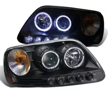 Comprar Faros 97-03 Ford F150/97-02 Expedition Led Angel Chrome