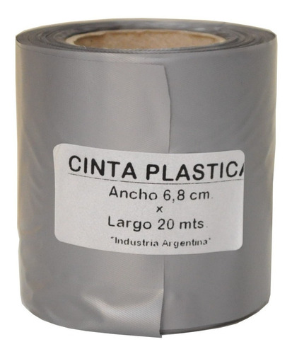 Cinta Plastica Sin Adhesivo Gris Para Cañerias Aire Split