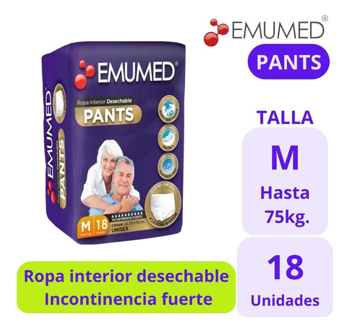 Emumed Pants Premium Talla M 1x18uds
