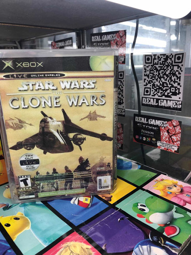 Star Wars Clone Wars & Tetris Para Xbox Clasica