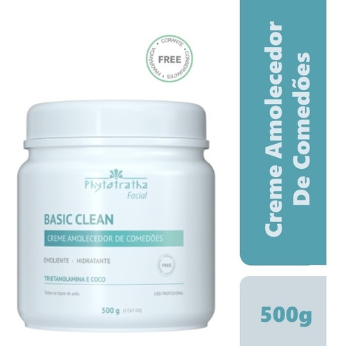 Basic Clean Creme Amolecedor De Comedões 500g Phytotratha Tipo de pele Normal