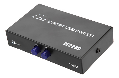 Uso Compartido Para Impresora, Conmutador Manual Usb 2.0 De