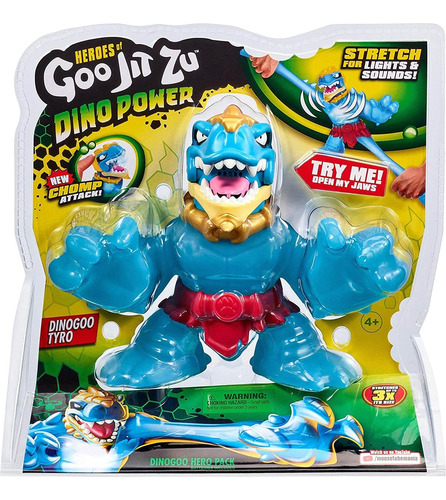 Heroes Of Goo Jit Zu Dino Power Dinogoo Tyro C/luz Sonido