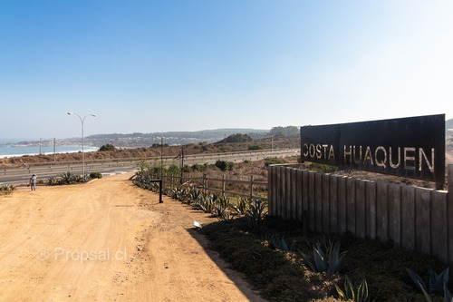 Parcela En Condominio Costa Huaquén, Con Vista Al Mar