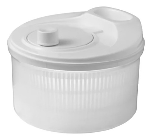 Centrifugador Escurridor Secador De Verduras Ensaladas Carol Color Blanco