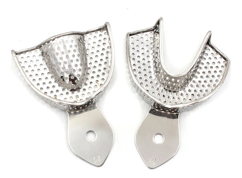 Bandejas De Impresión De Acero Con Soporte Para Dientes, Her