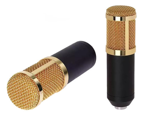 Microfono Con Brazo Estudio Condensador Live Broadcast Atrix Color Negro