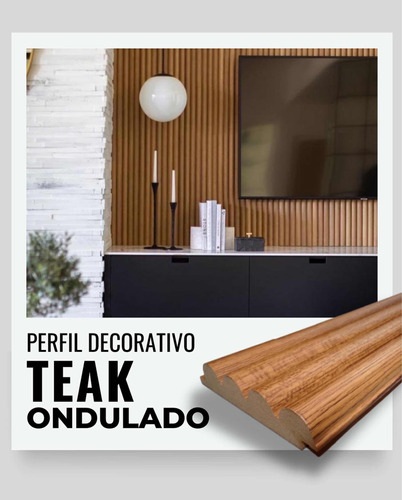 Art Wall Panel Mdf Ondulado 2.80*10 (6 Piezas La Caja ) 