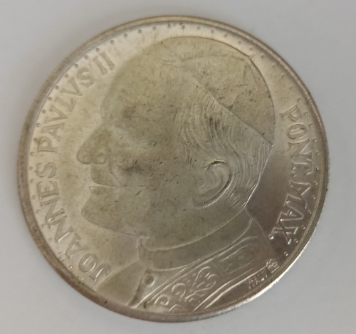 Moneda Italy Plata Sumo Pontifice Juan Pablo Ii N865