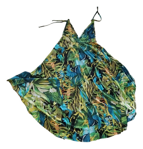 Vestido Largo Plato. Algodón. Bellísimo!! (Usado)
