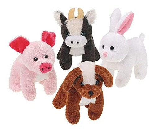 Peluche Furry Farm Animales, Surtido, 12 Cada Juego