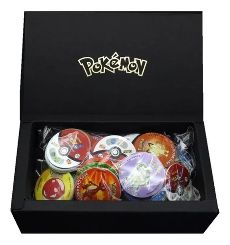 Colección Tazos Pokémon 160 Piezas Con Estuche Generación 1 (Usado)