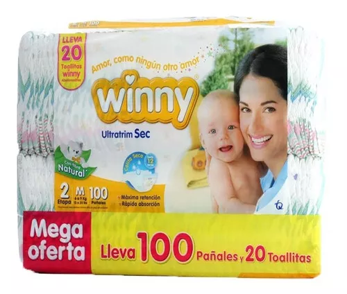 Pañales Winny Sensitive Etapa 0 Recién Nacido x 30 und