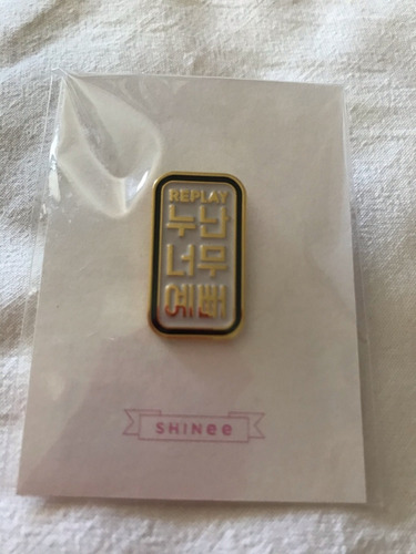 Shinee Replay Pin Oficial 9 Aniversario Sm Coex Artium Kpop