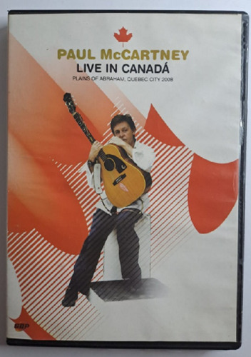 Paul Mc Cartney Live In Canada Año 2009 (Reacondicionado)