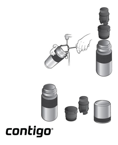 Termo Contigo 2070898 de acero inoxidable 1.1L