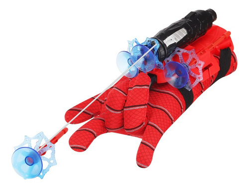 Set Lanzador Spiderman Para Cosplay + Guante + 3 Telarañas