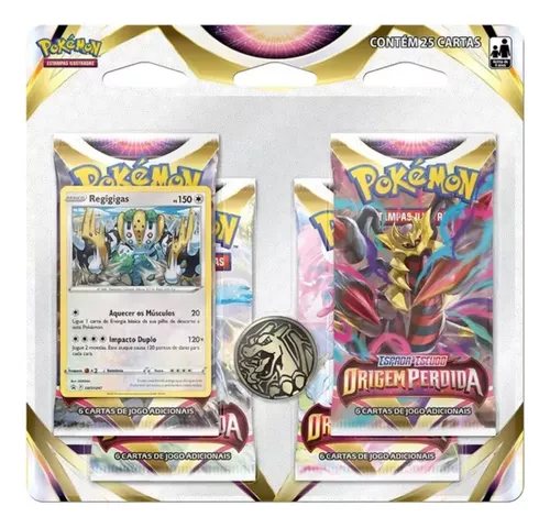 Blister Quadruplo Pokémon Regigigas Origem Perdida Tcg