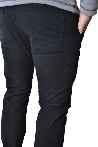 Imagen 9 de 10 de Pantalon Cargo Jogger Verde Negro Hombre The Big Shop