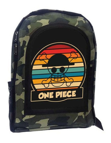 Mochila Camuflada One Piece A13