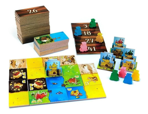 Imagen 2 de 2 de Juego De Mesa Kingdomino Ganador Spiel Des Jahres Buro