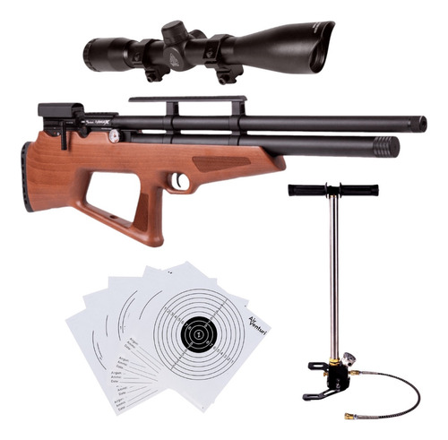 Paquete Avenge-x Bullpup Aire Pcp 210cc .22 Madera Xchws P