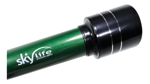 Telescópio Refrator Astronômico Skylife Gemini Azimutal Cor Verde-metálico