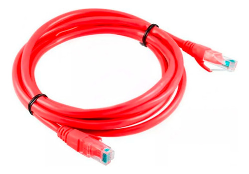Cable De Red Utp Patch Cord Nexxt Cat6 Certificado 1 Pie Roj