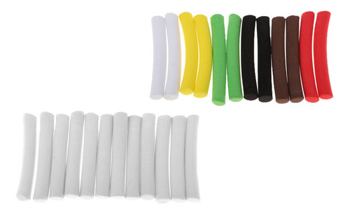 24 Peças Carpa Espuma Vara Cilindro Flutuante Chod
