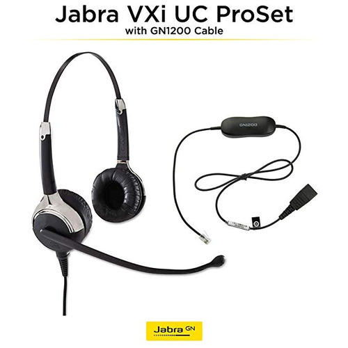 Jabra Vxi Uc Proset Premium Qd Overhead Binaural Con Cable A