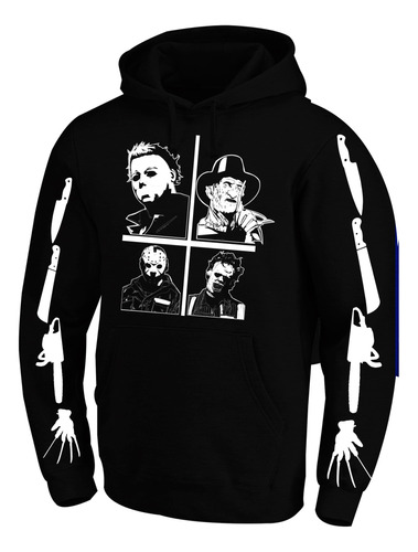 Sudadera Michael Myers, Freddy Krueger, Jason, Leatherface