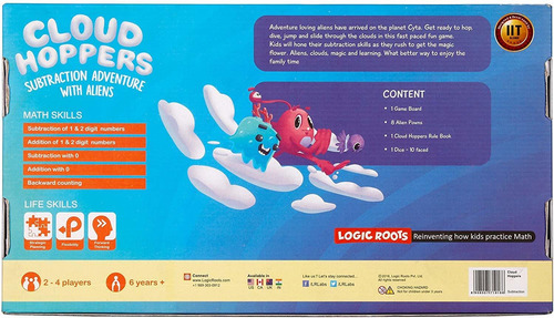 Cloud Hopper Addition Subtraction Stem Game - Alien Chase Ad