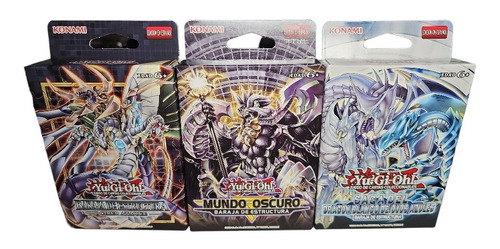 Tercia Decks Yugioh! Cyber Dark World Blue Eyes 