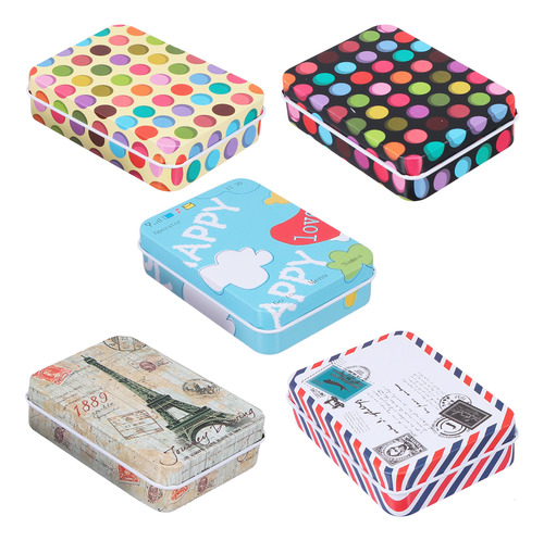 Cajas De Almacenamiento Rectangulares De Hojalata Para Regal