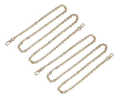 Uxcell Purse Chain Strap, 2pcs 39 X0.24  Flat Chain Strap Ha