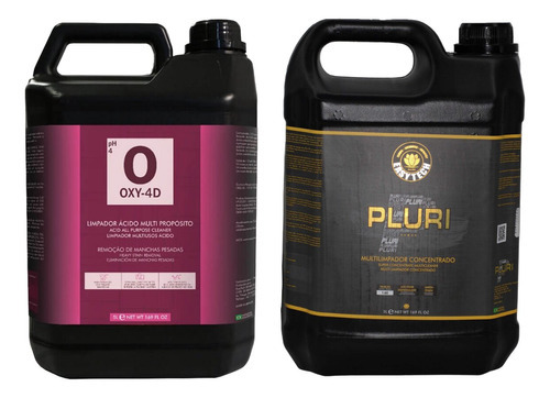 Produtos Limpeza Higienização De Estofados Pluri E Oxy 4d 5l