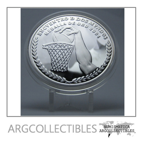 Argentina Moneda 25 Pesos Plata 2007 Ibero Juegos Olimpicos
