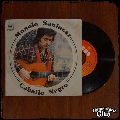 Manolo Sanlucar - Caballo Negro - Esp 1975 Cbs Vinilo Single