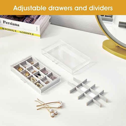 Organizador De Pendientes Con Caja Organizadora De Joyas Con